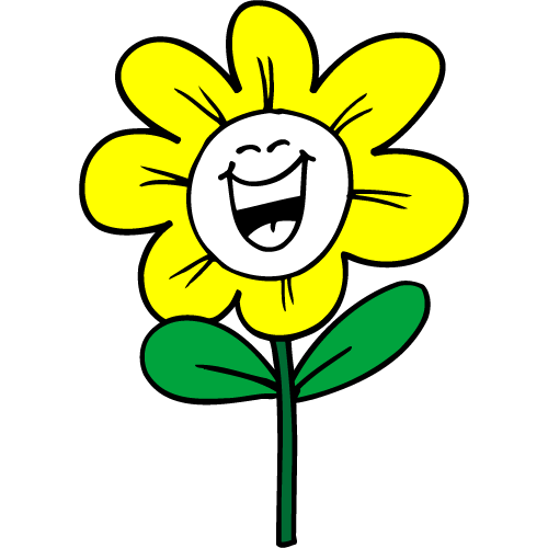 free smiling flower clipart - photo #15