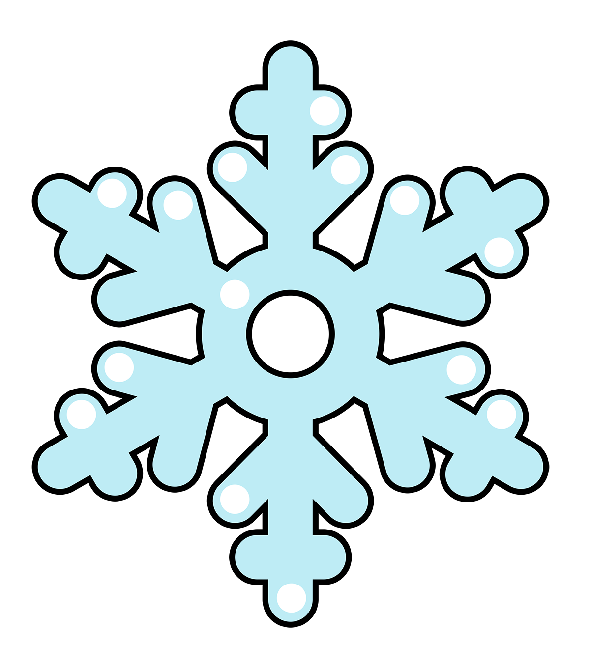Snowflakes snowflake clipart Clipartix
