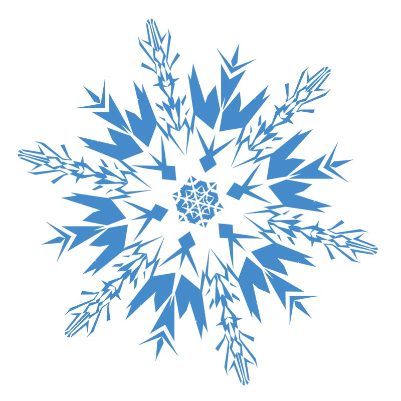 clipart of a snowflake - photo #36
