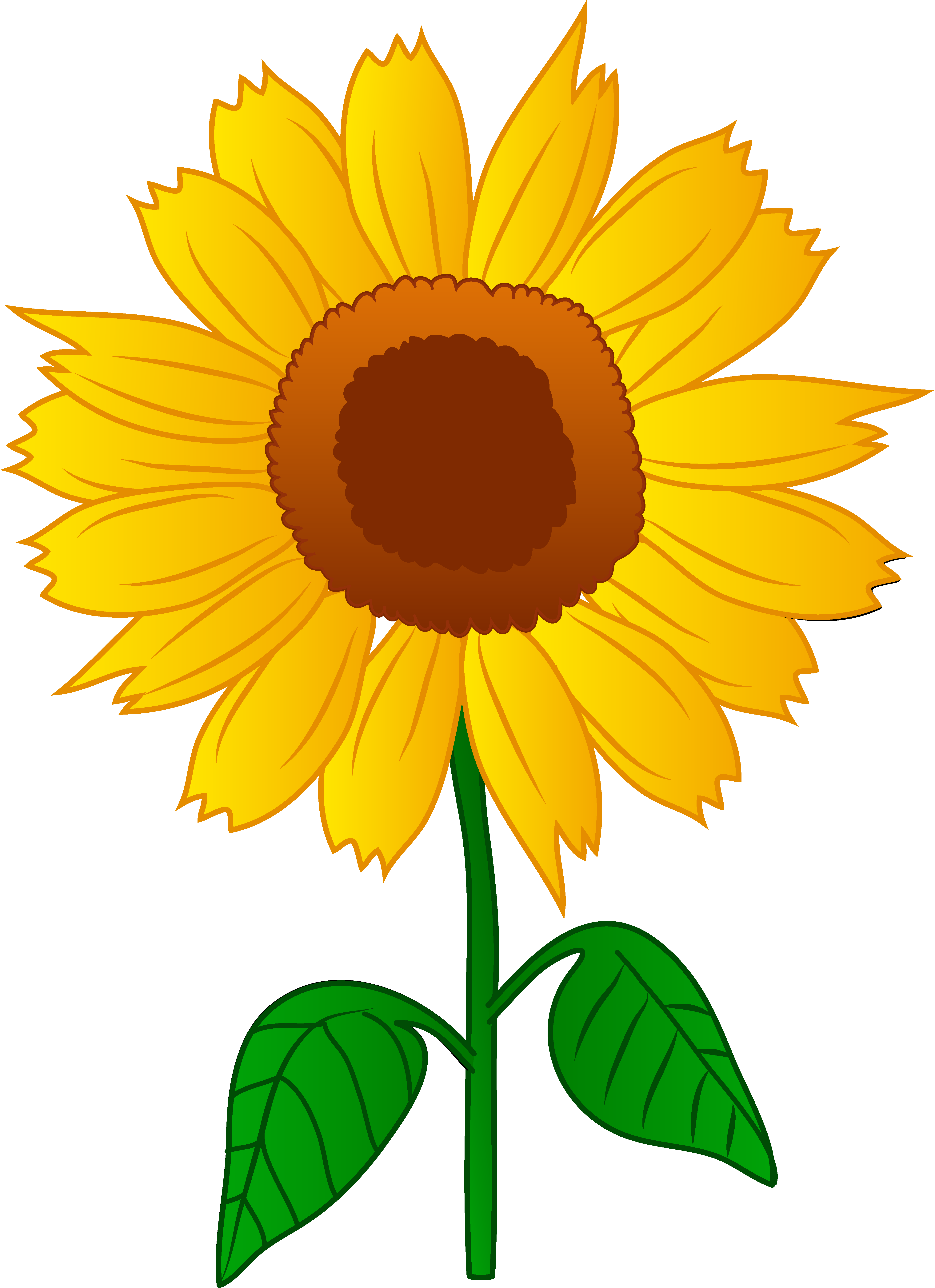 Sunflower clip art free printable free clipart Clipartix