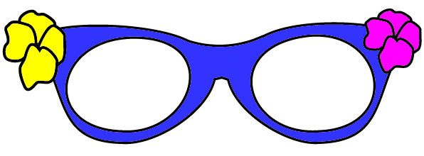 free clipart glasses eyes - photo #22