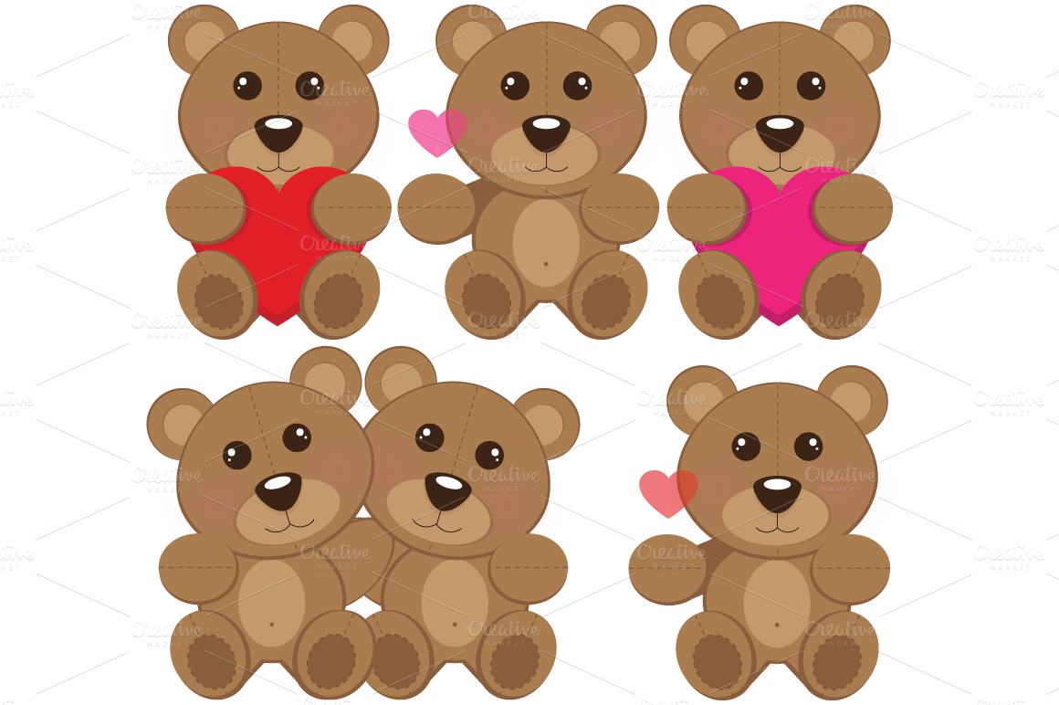 animated teddy bear clip art - photo #43
