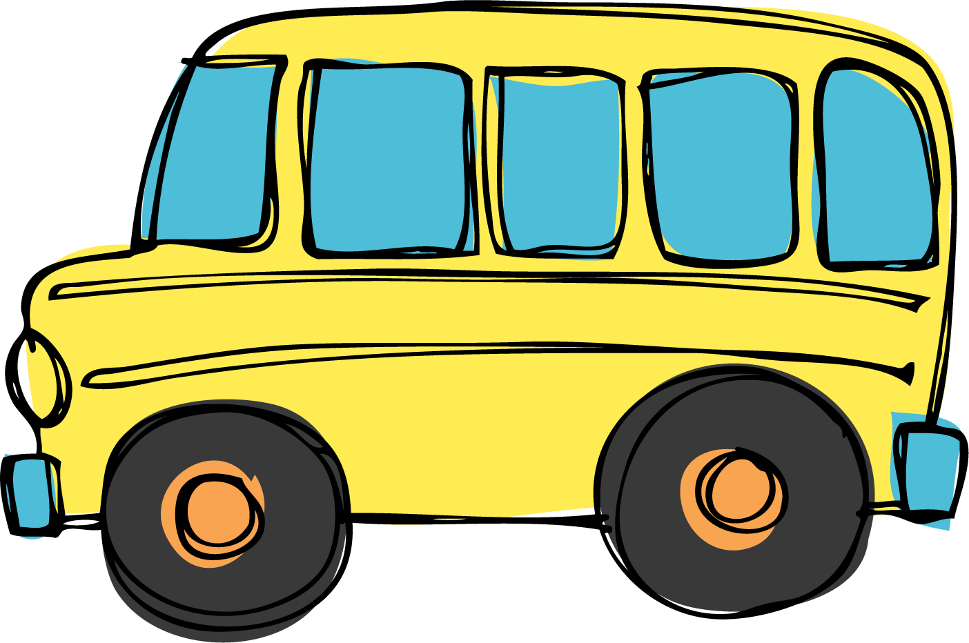 Simple bus clip art free clipart images - Clipartix