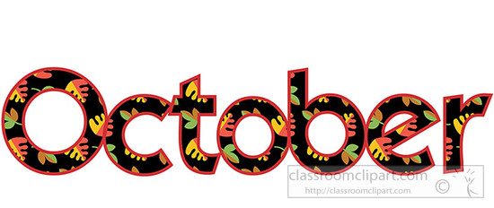 Month of october clipart free clipart images clipartwiz ...