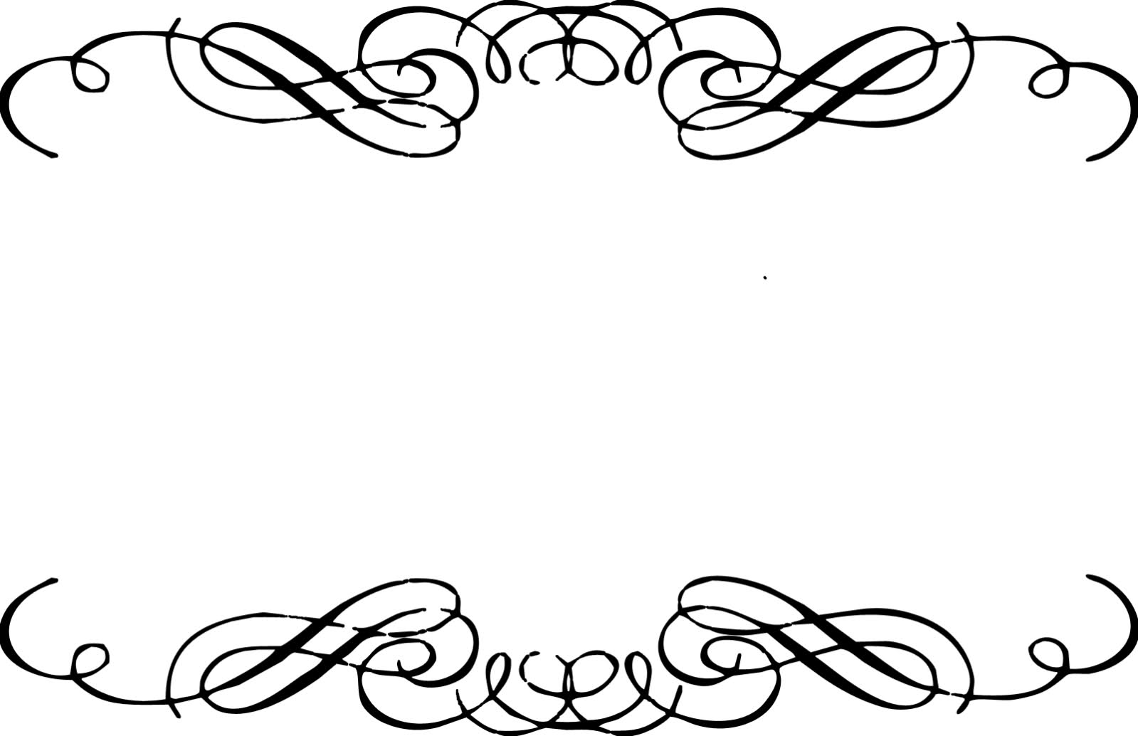 free black and white scroll clip art - photo #3