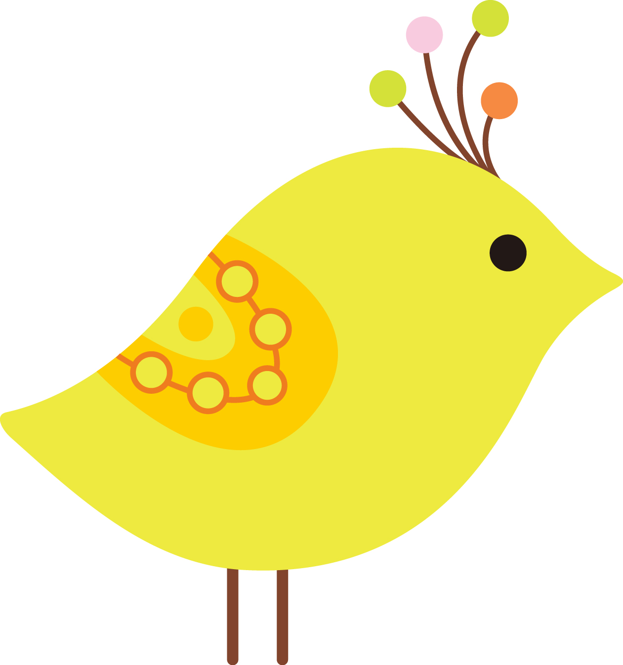 yellow bird clipart - photo #2