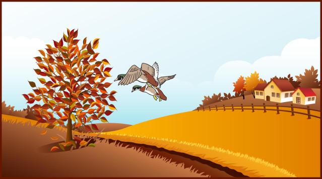 free clipart of fall scenes - photo #6