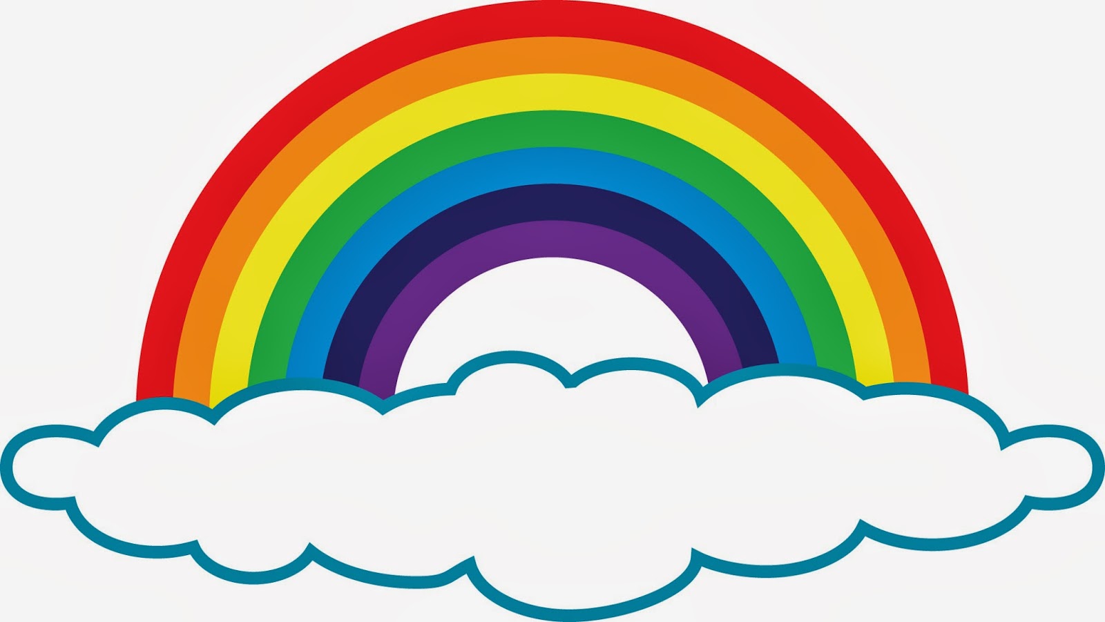 clipart rainbow - photo #21