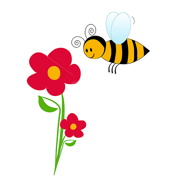 Bumble bee bees and flower clip art toublanc info - Clipartix
