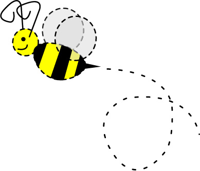 flying bee clip art free - photo #16