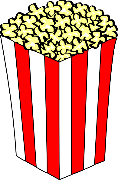 Carnival popcorn clip art clipart 2