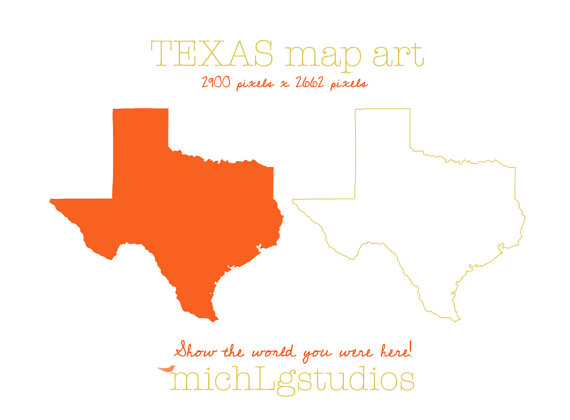 clip art texas map - photo #33