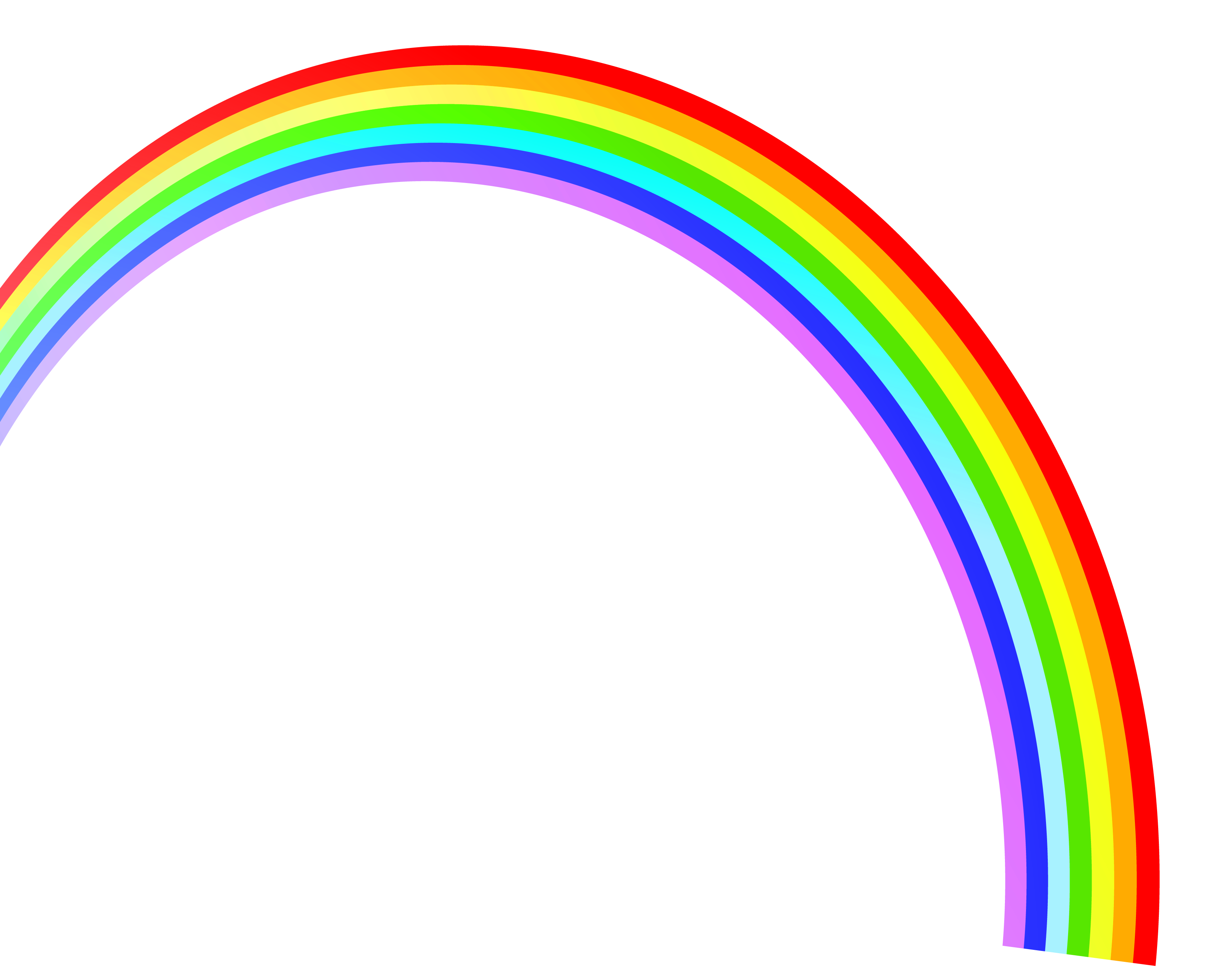 rainbow clipart vector - photo #5