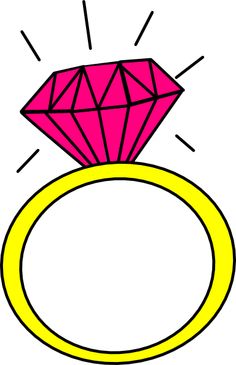 Engagement ring cartoon clip art 9 engagement rings - Clipartix