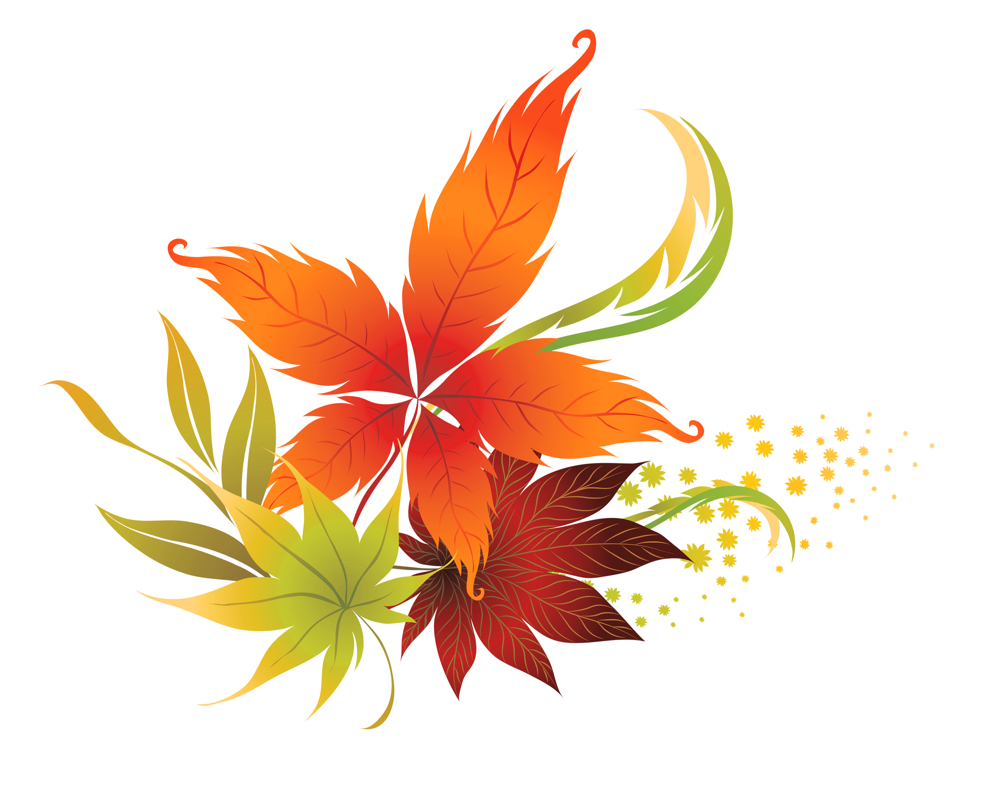 free clip art for autumn leaves - photo #13