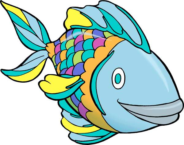 free colorful fish clipart - photo #1