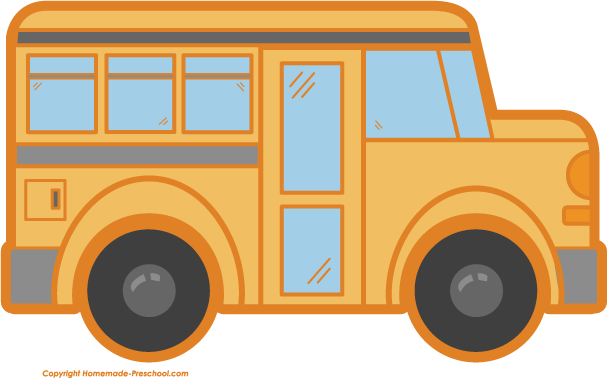 free clipart of school buses - photo #47
