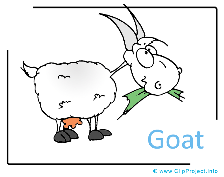 free cartoon goat clip art - photo #32