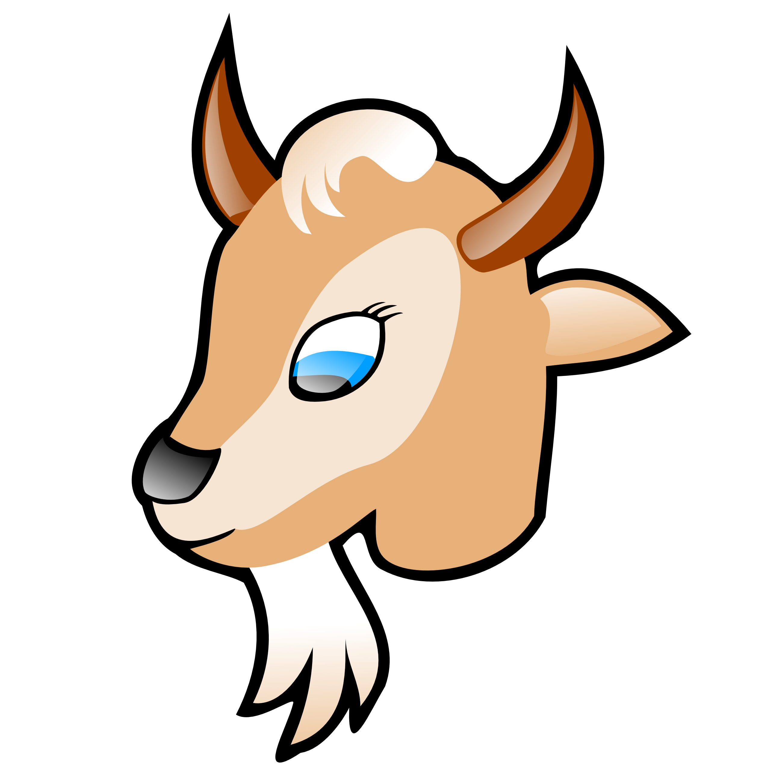 free cartoon goat clip art - photo #22