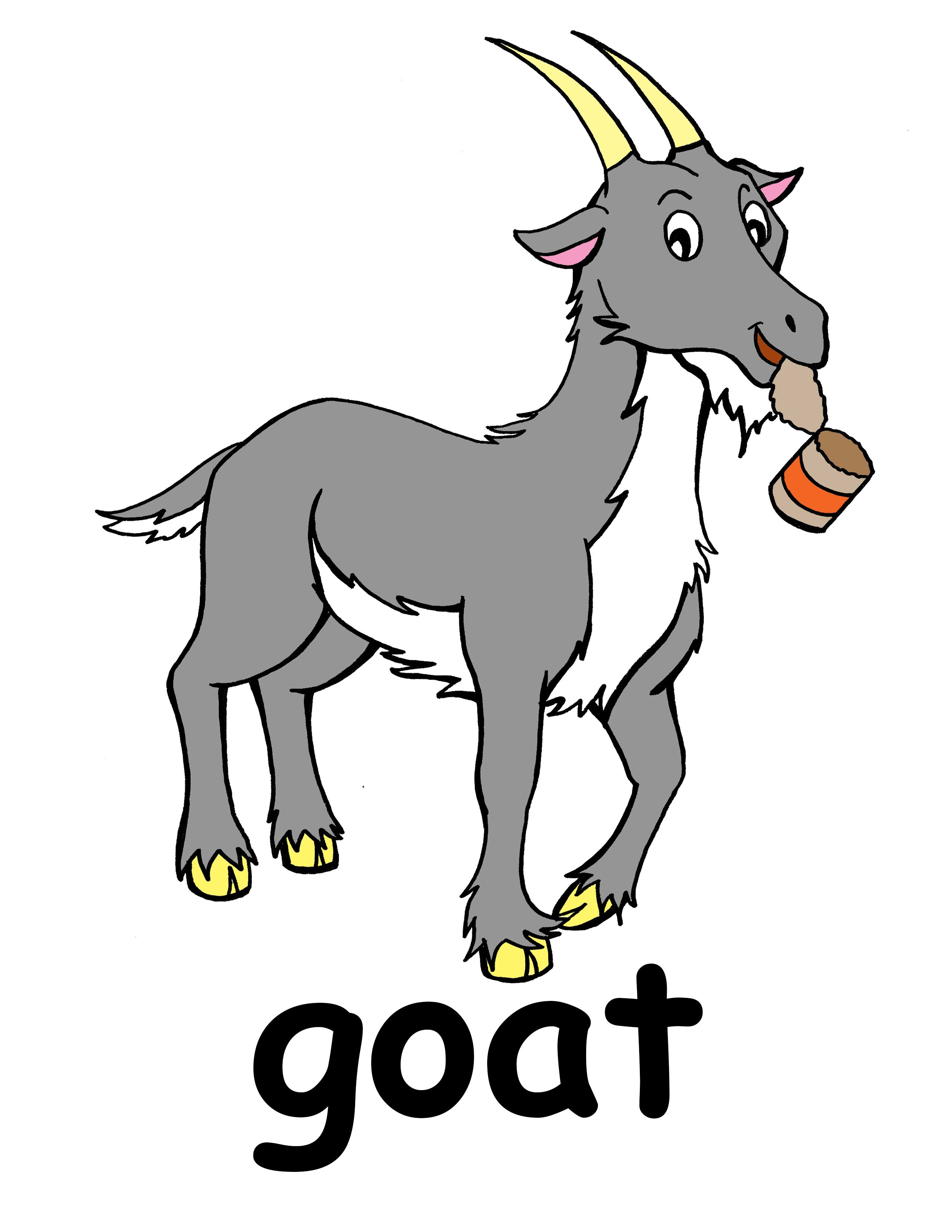 free cartoon goat clip art - photo #16