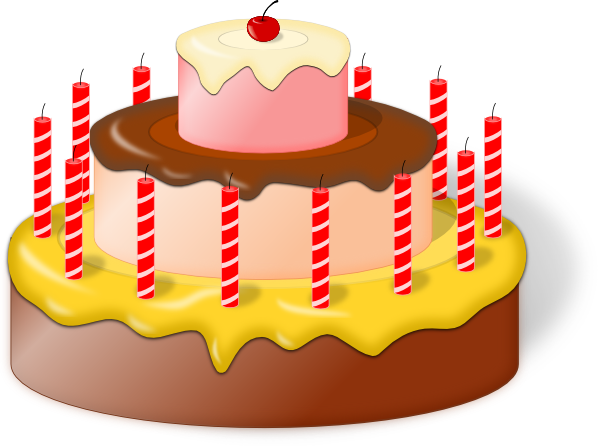Happy birthday cake clipart5 - Clipartix