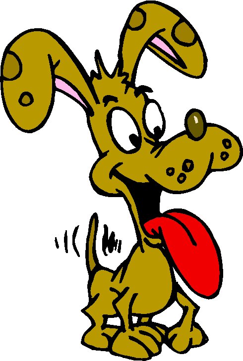 animated clipart dog wagging tail - photo #45