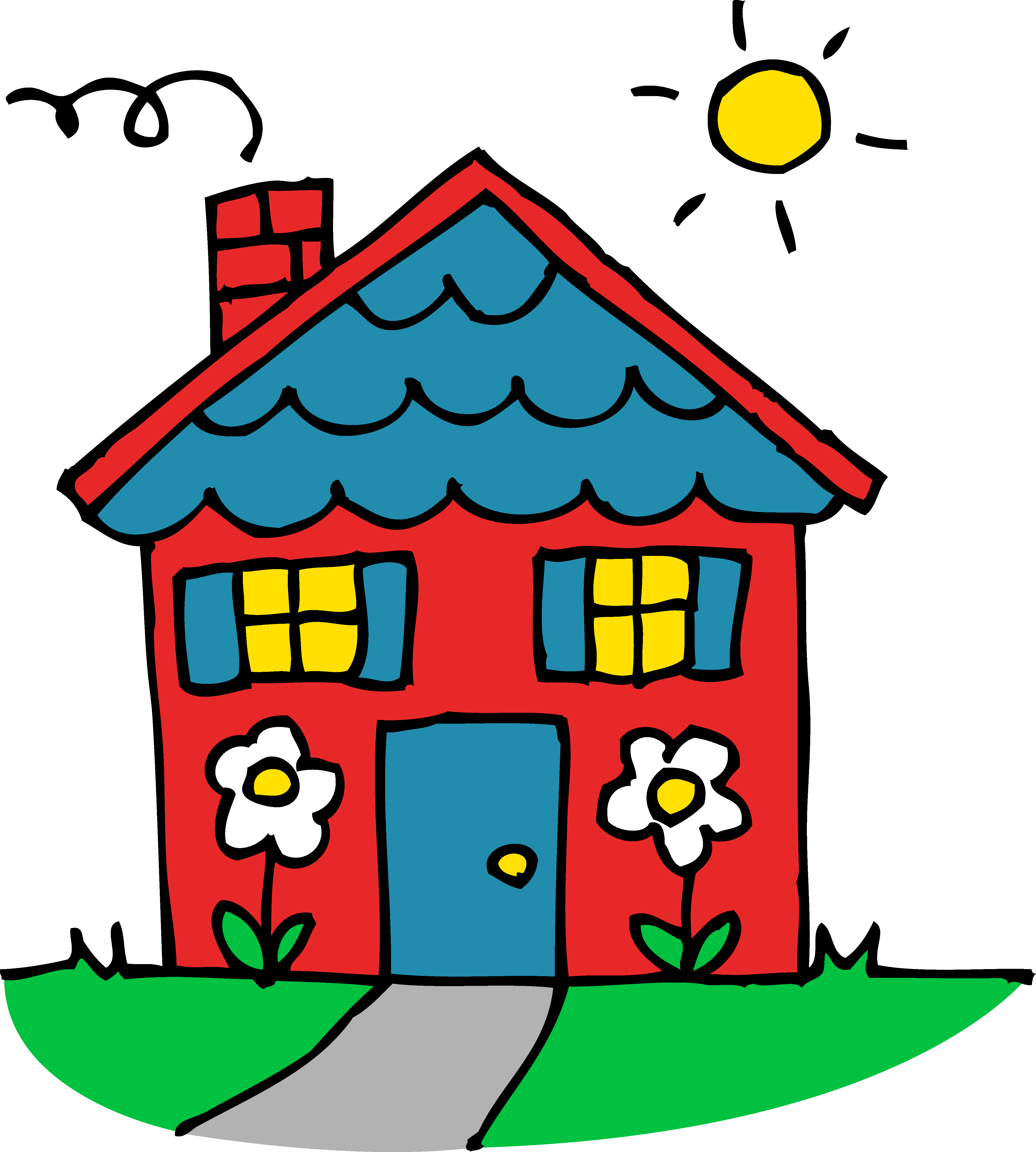 cartoon stock clipart houses - photo #33