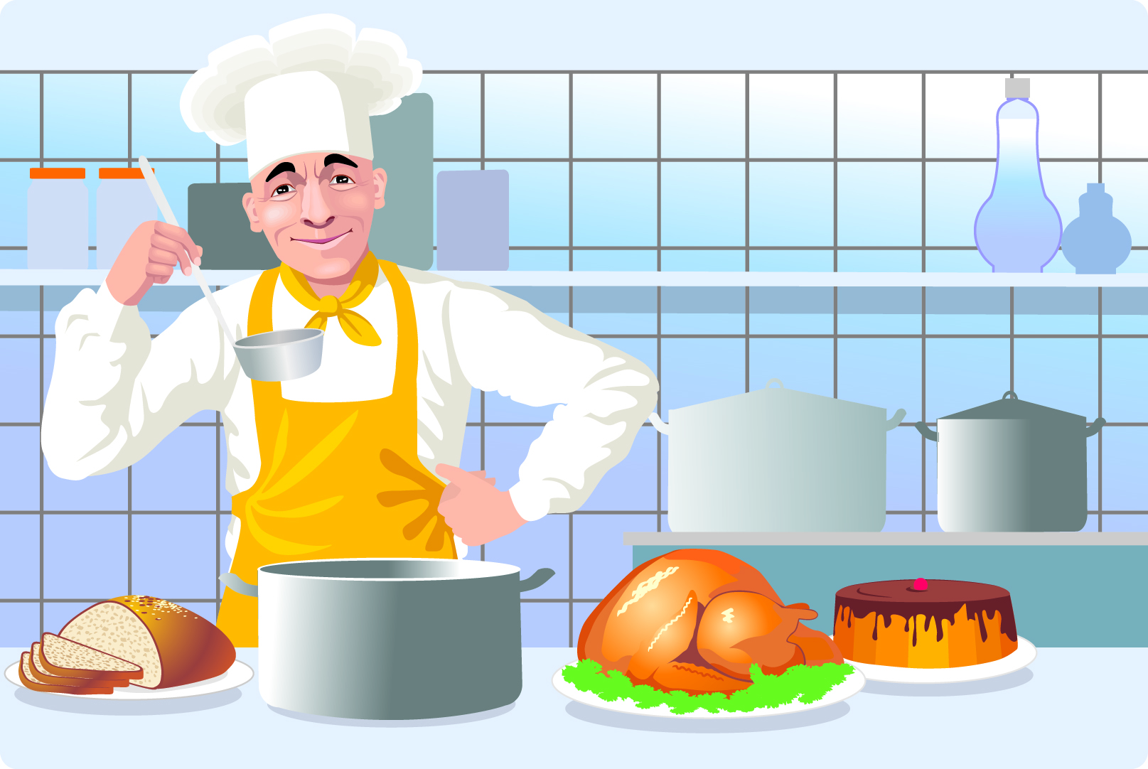 free cartoon kitchen clipart - photo #27