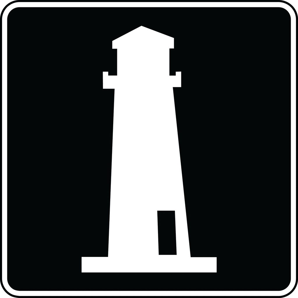 free lighthouse clipart black and white - photo #36