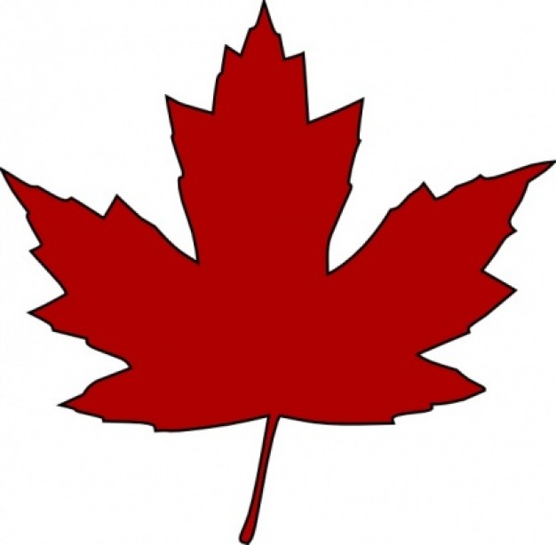 clipart maple leaf outline - photo #25