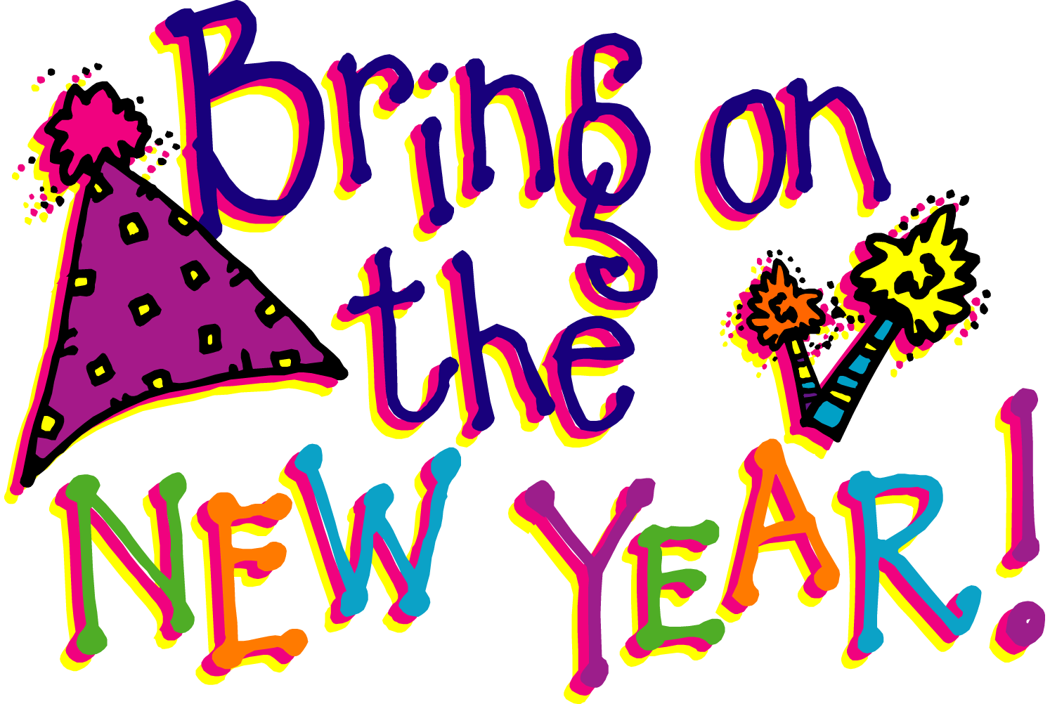 New year happy years eve 5 clipart Clipartix