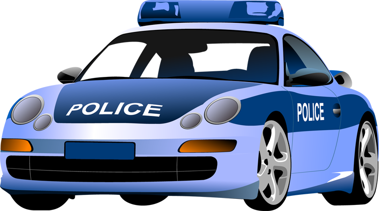 animated clip art police car - photo #13