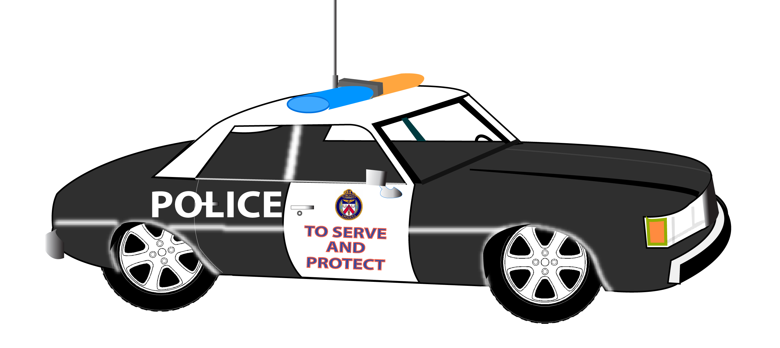 animated clip art police car - photo #8