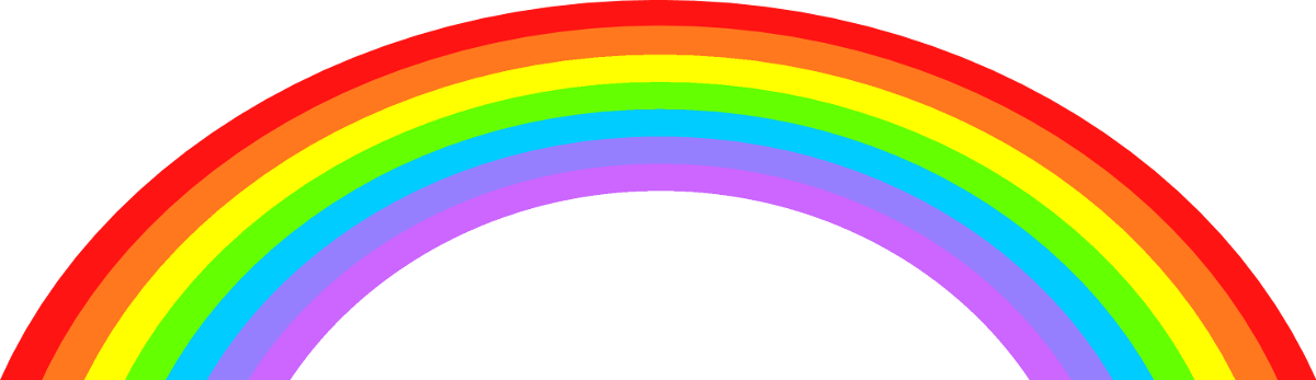 clip art vector rainbow - photo #8