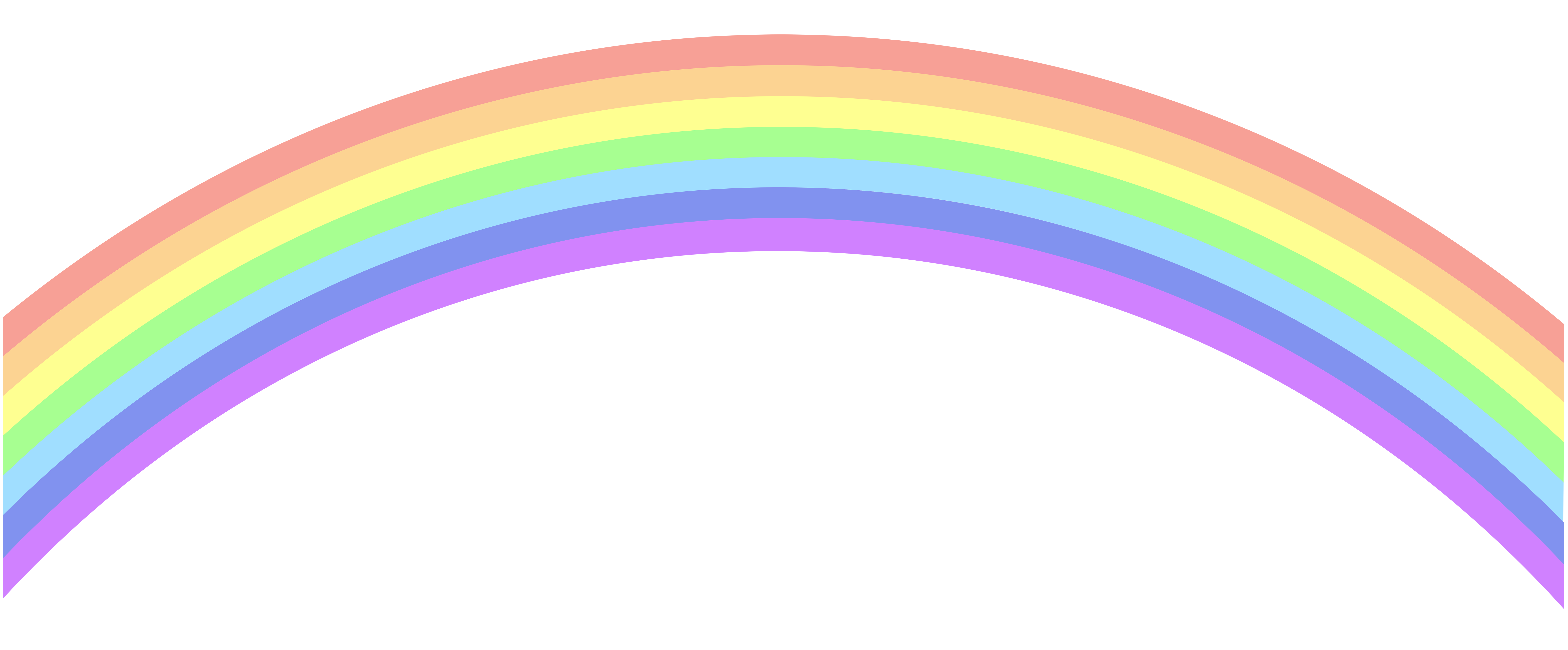 clipart of rainbow - photo #12