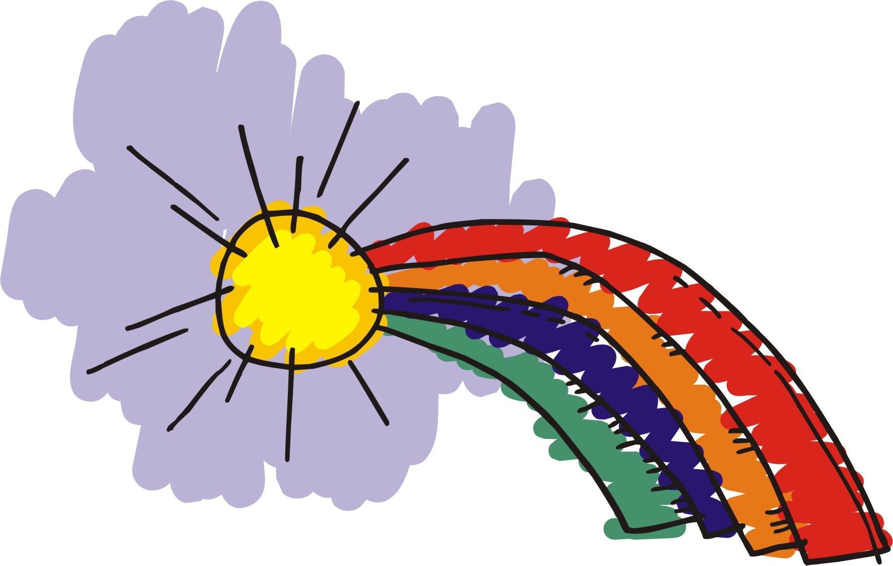 free rainbow clipart images - photo #42