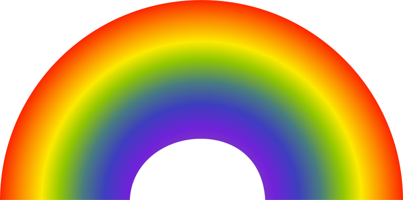 free clipart images rainbow - photo #14