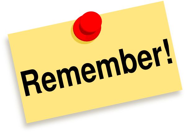 clipart on reminders - photo #37