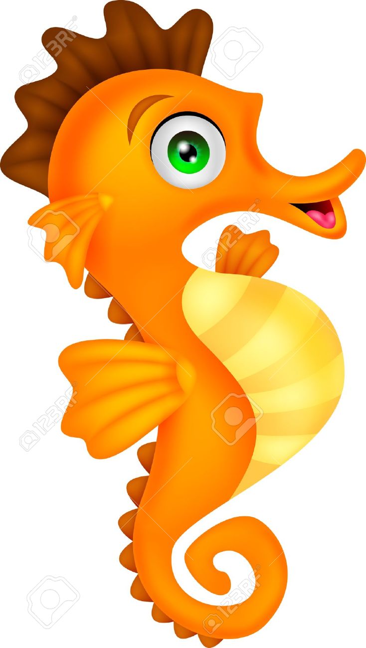 seahorse clipart