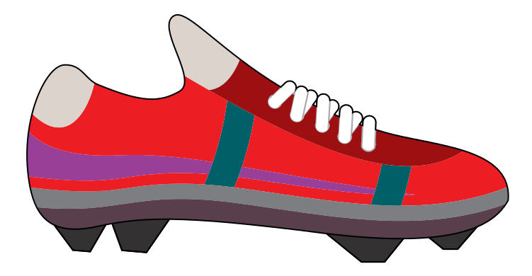 clipart running shoes - photo #50