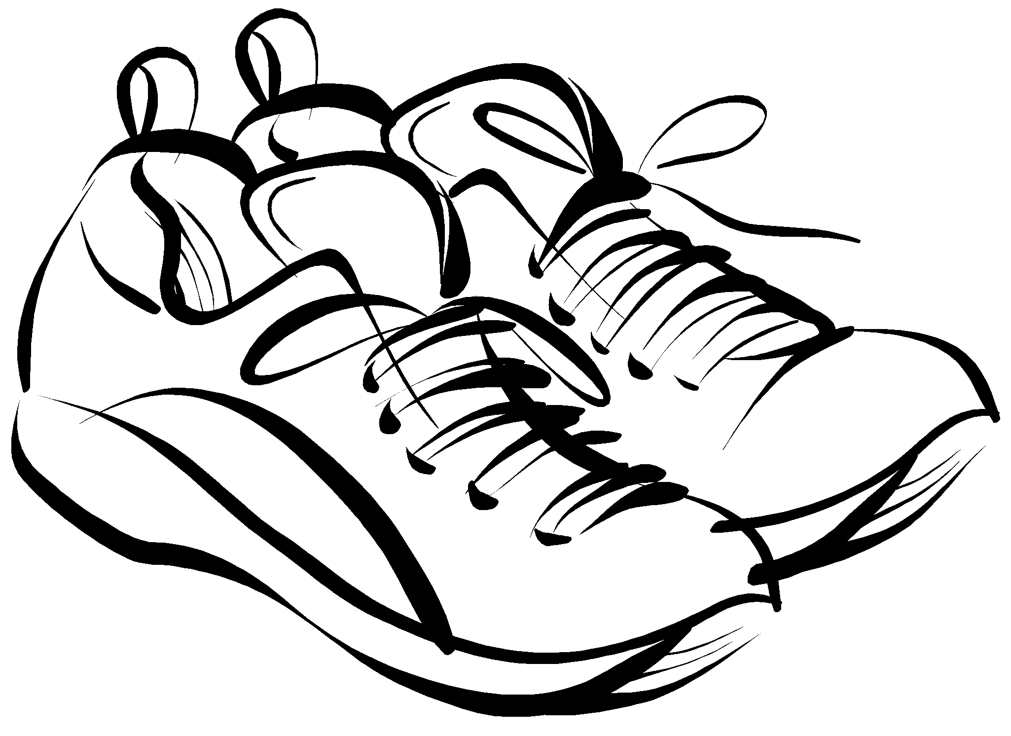 free clipart images running shoes - photo #37
