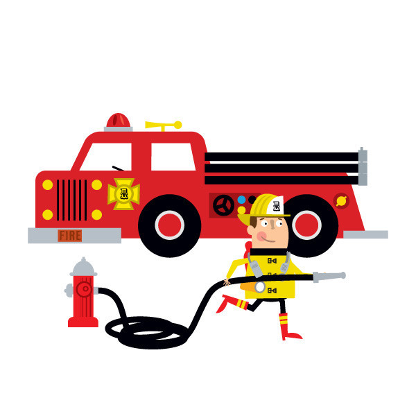clip art for fire truck - photo #31