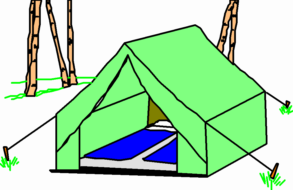 clip art cartoon tent - photo #32