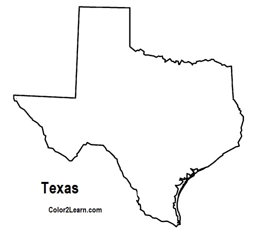 state of texas symbols coloring pages - photo #28