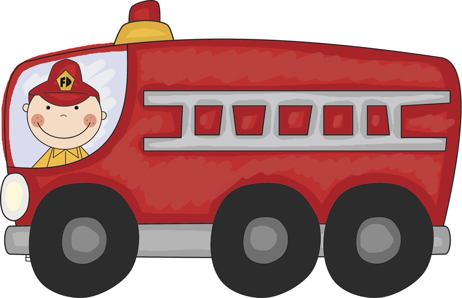 free clipart of fire trucks - photo #10