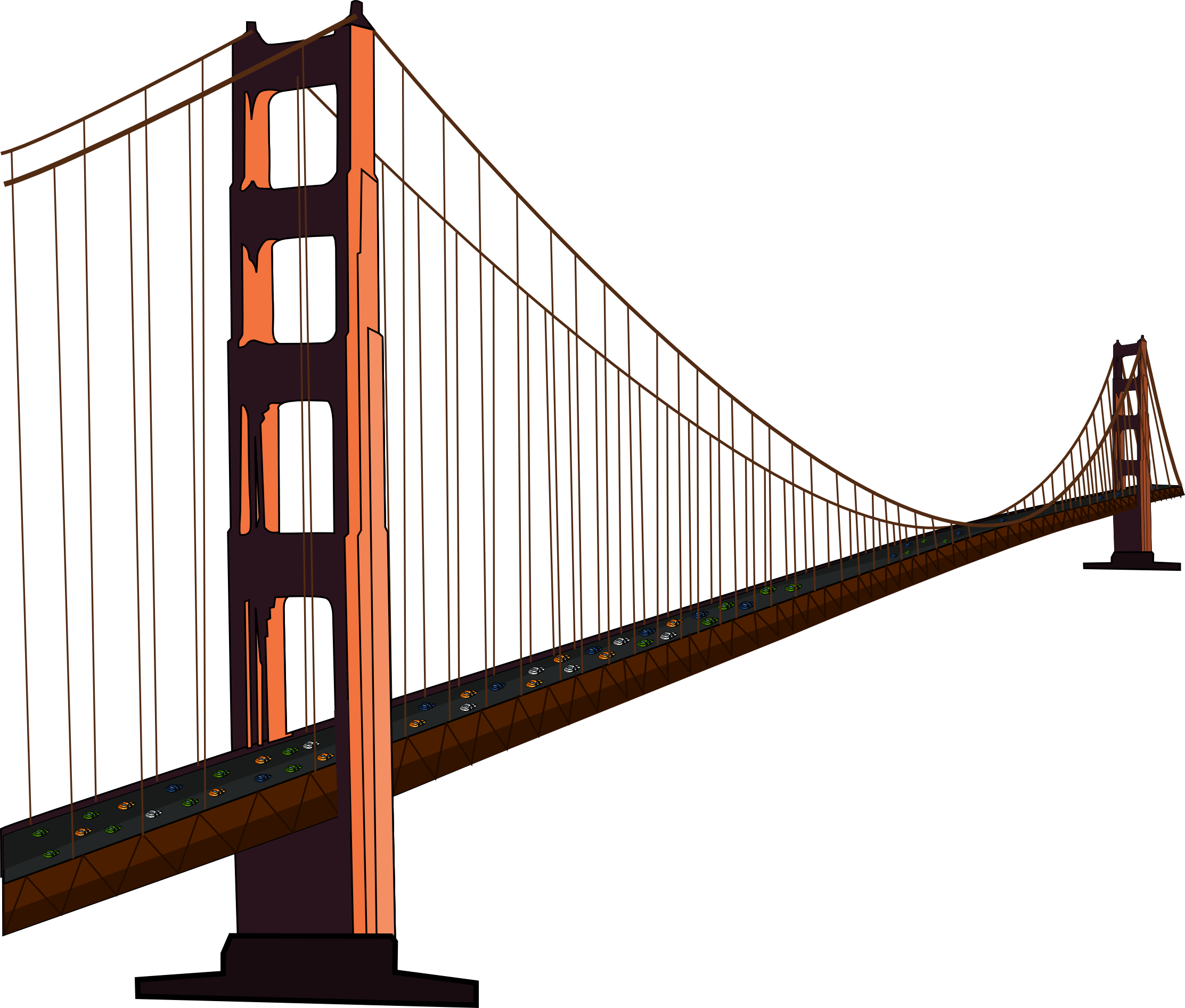 Bridge free to use clip art 2 - Clipartix