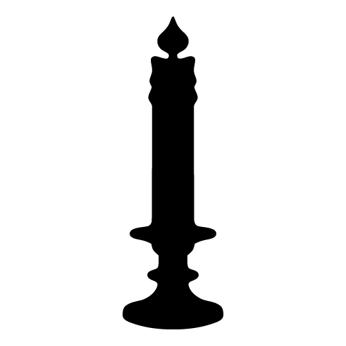 candle clip art free black and white - photo #49