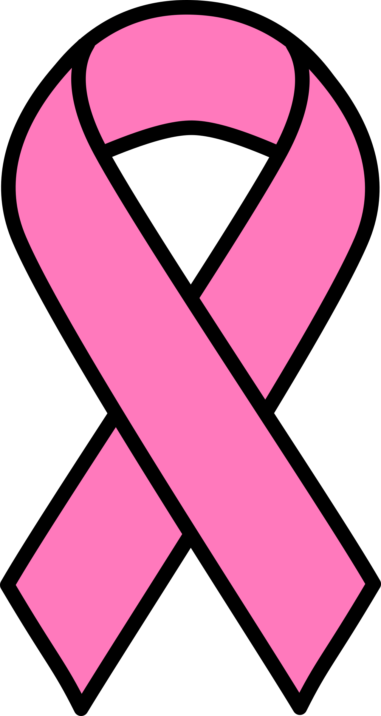 Clipart Pink Breast Cancer Ribbon Clipartix