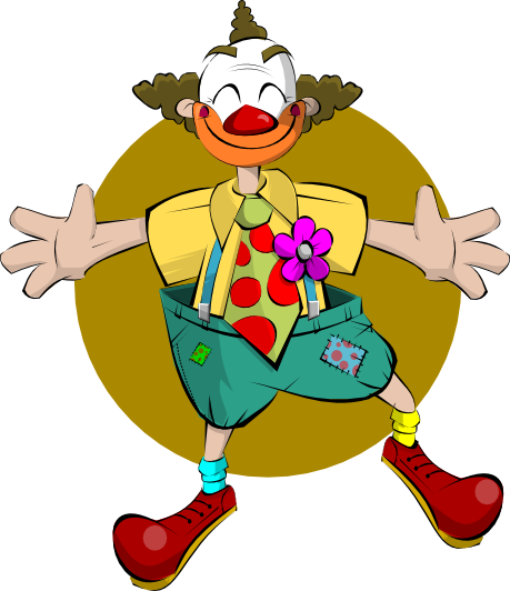 clipart crazy clown - photo #9