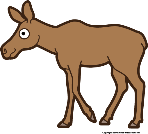 free clip art cartoon moose - photo #12